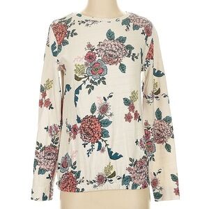 💐 Floral Print Long Sleeve Lightweight Sweater